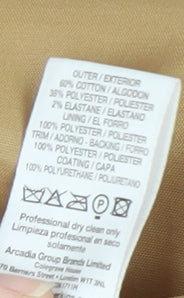 Dorothy Perkins Women's Blue Zip Jacket Size 16 Petite