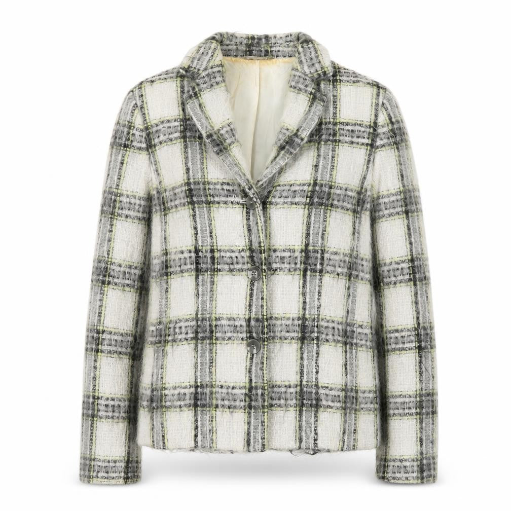 Front view of Betty Barclay Women's Grey Blazer, size 8