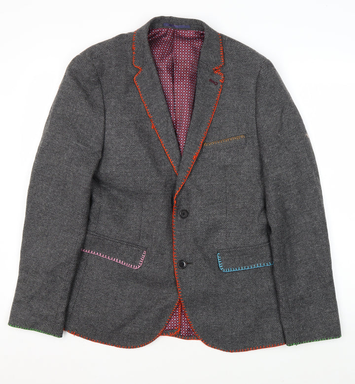 Burton Menswear London Men's Grey Blazer M