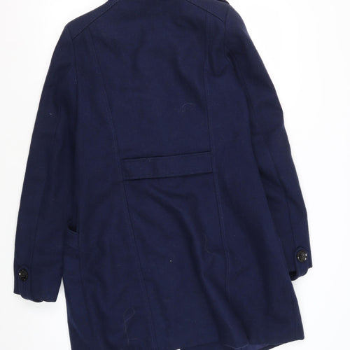 Camaieu Women's Blue Wool Pea Coat Size 8