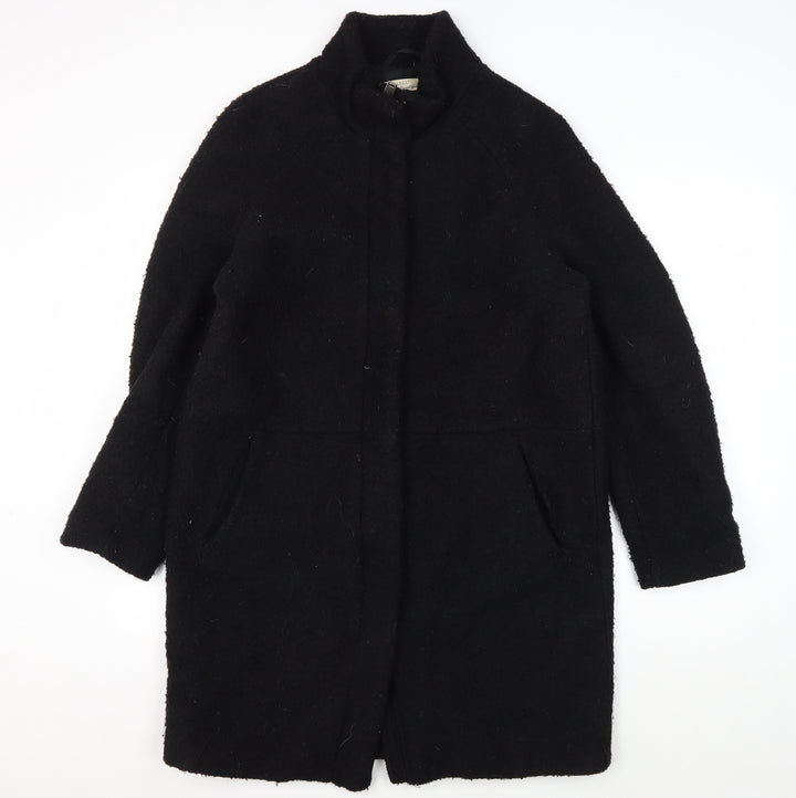 H&M Women's Black Long Coat Size 10