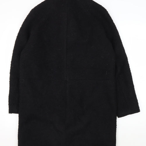 H&M Women's Black Long Coat Size 10