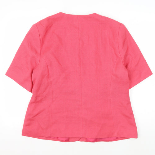 Paul Berman Women's Pink Blazer, Size 18, Regular Fit