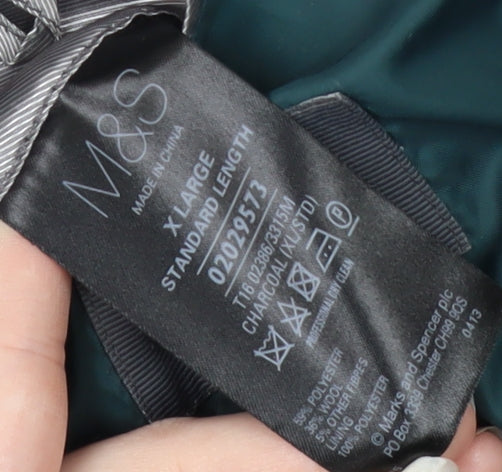 Marks and Spencer Men's Grey XL Overcoat