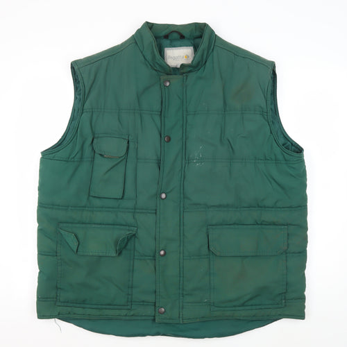 Regatta Men's Green XL Snap Waistcoat with Pockets