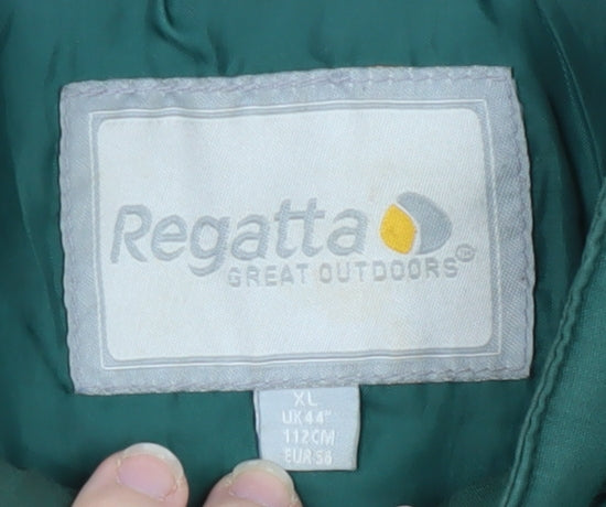 Regatta Men's Green XL Snap Waistcoat with Pockets