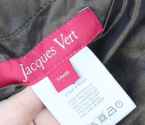 Jacques Vert Women's Brown Animal Print Jacket L