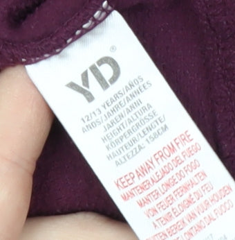 Disney Bambi Girls Purple Pyjama Top 12-13 Years, Fleece