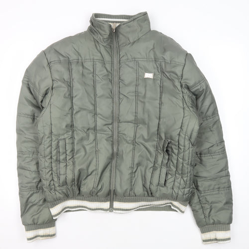 Everlast Men's Green Puffer Jacket, L, Winter Casual