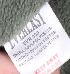 Everlast Men's Green Puffer Jacket, L, Winter Casual