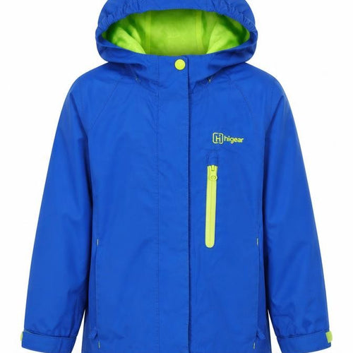 Hi Gear Boys Blue Hooded Rain Coat Jacket 3-4 Years