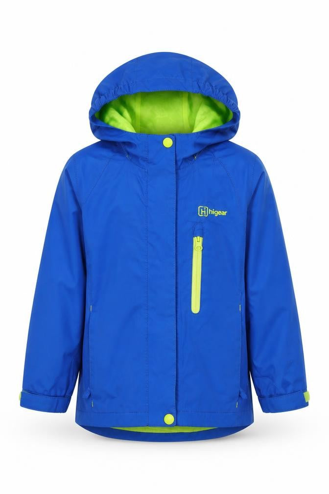 Hi Gear Boys Blue Hooded Rain Coat Jacket 3-4 Years