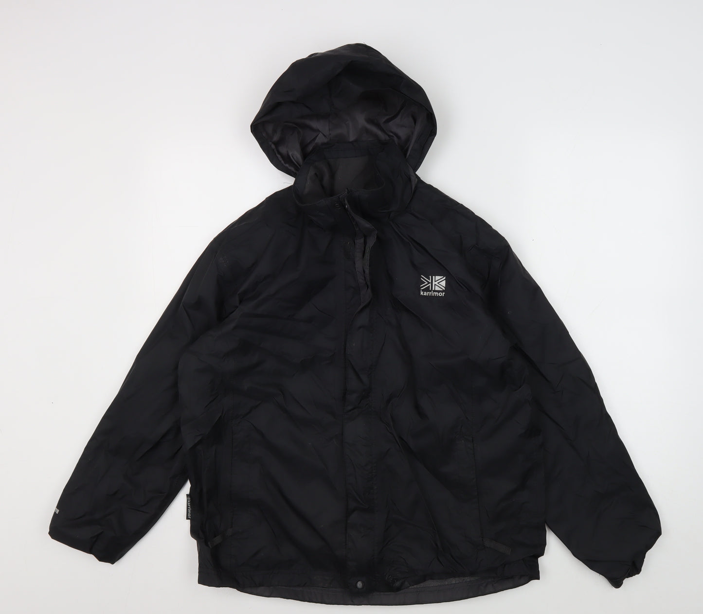 Karrimor Boys Black Waterproof Rain Coat Jacket 13 Years