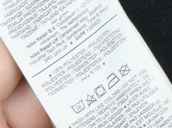 Nike Men's Black Jacket S Hooded Full Zip