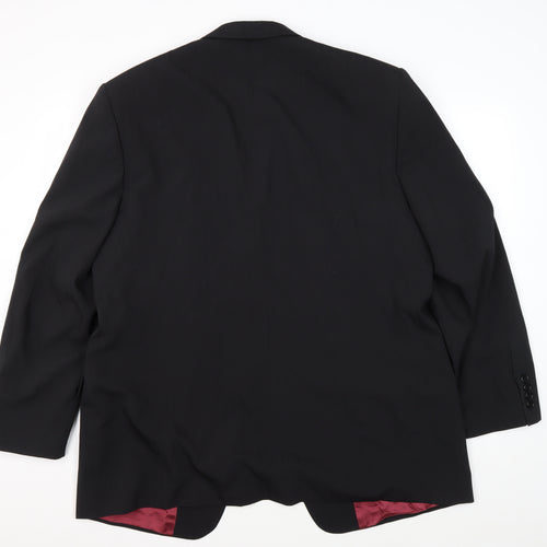 Daniel Grahame Men's Black Blazer, Size 46R, Classic Style