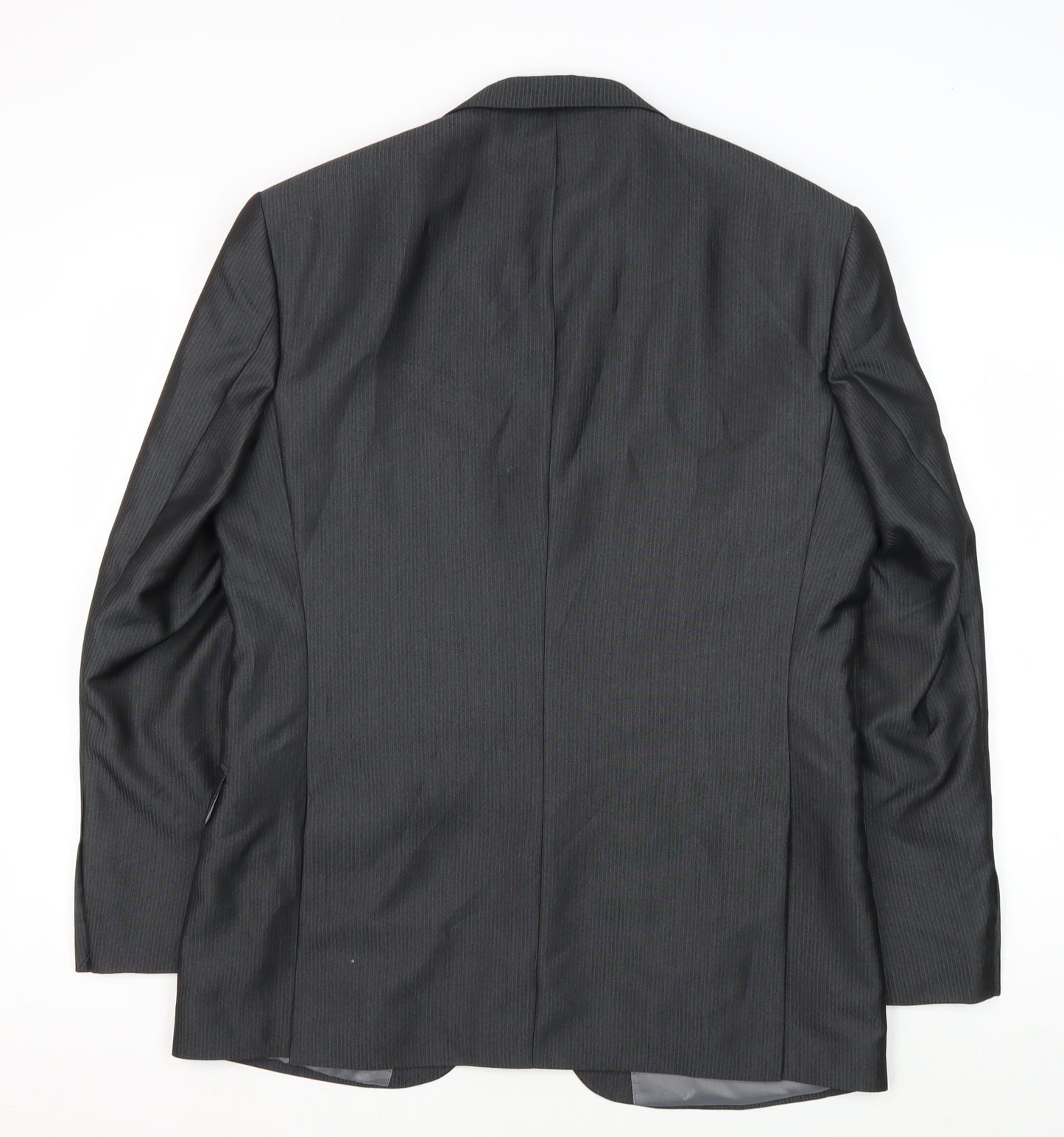 Karl Jackson Men's Grey Blazer, 40R Chest, Regular Fit