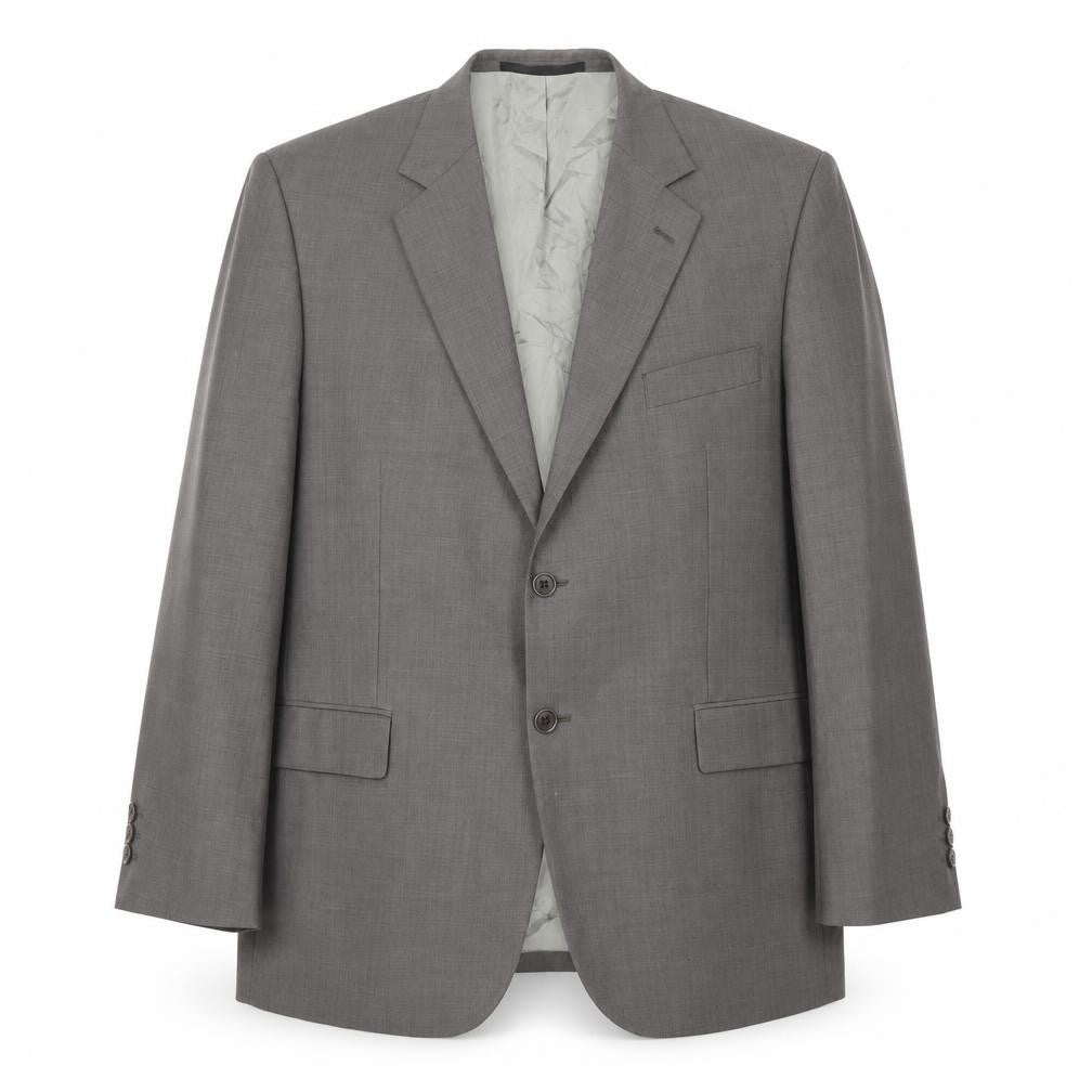 Front view of Marks & Spencer Men's Beige Blazer 44 Short Wool