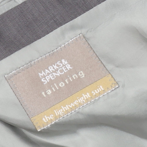 Marks and Spencer Men's Beige Blazer 44 Short Wool