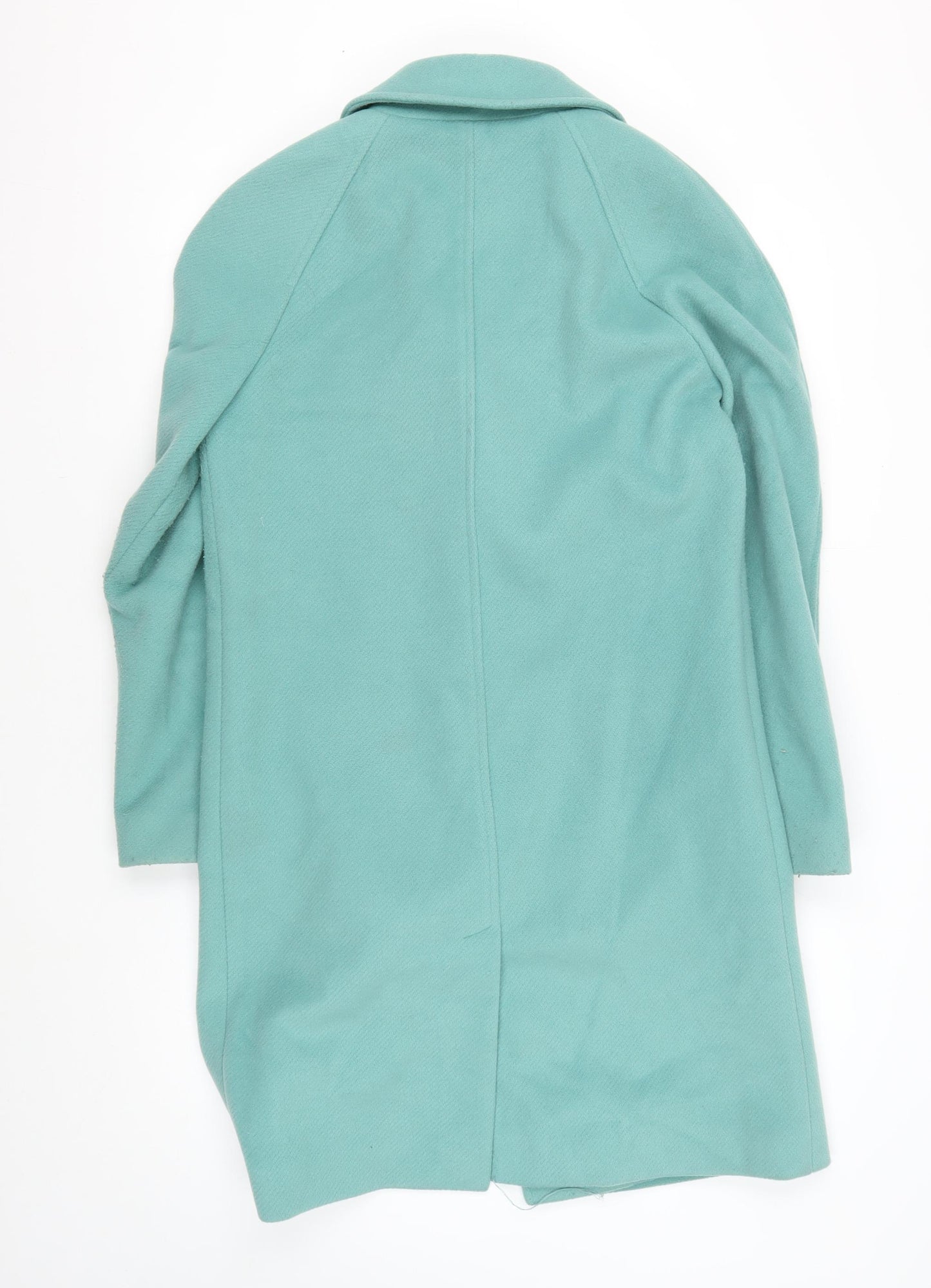 Marks and Spencer Women's Green Button Coat Size 8