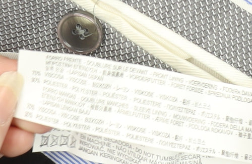 Zara Man Men's Grey Blazer 40 M Regular Fit Jacket