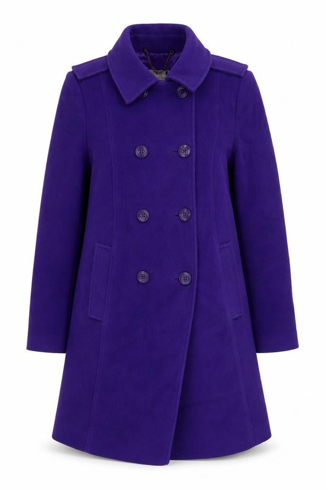 Planet Women's Purple Coat Size 14 Pea Coat