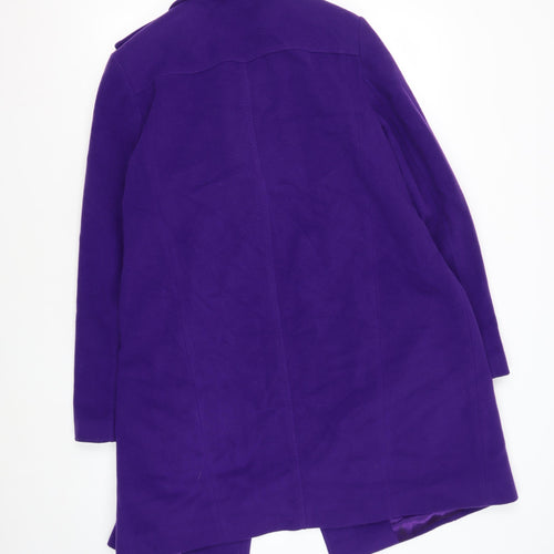 Planet Women's Purple Coat Size 14 Pea Coat