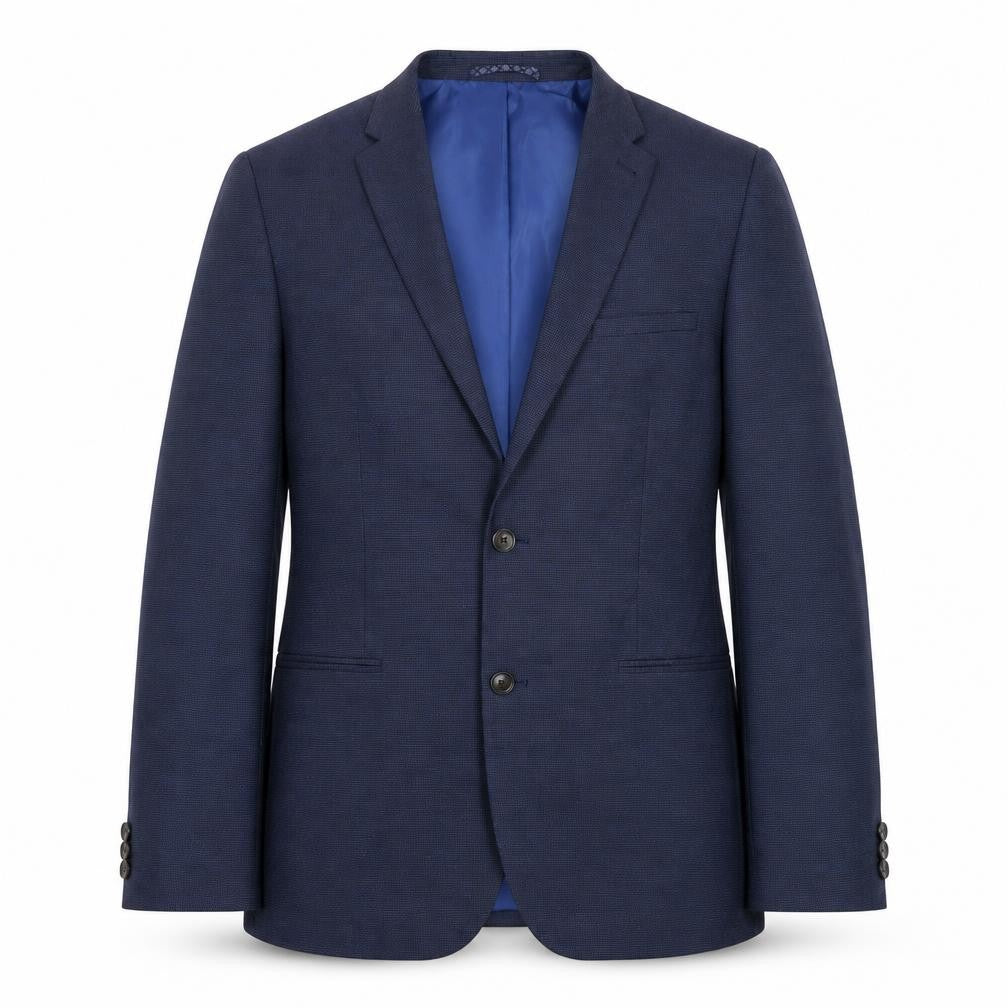 Front view of Marks & Spencer Men's Blue Regular Fit Blazer 40L