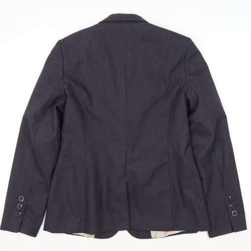Next Women's Blue Blazer Jacket Size 14 Regular