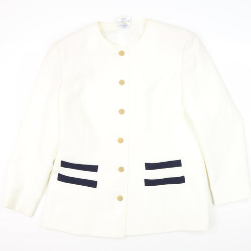 Eastex Women's Ivory Suit Jacket Size 16