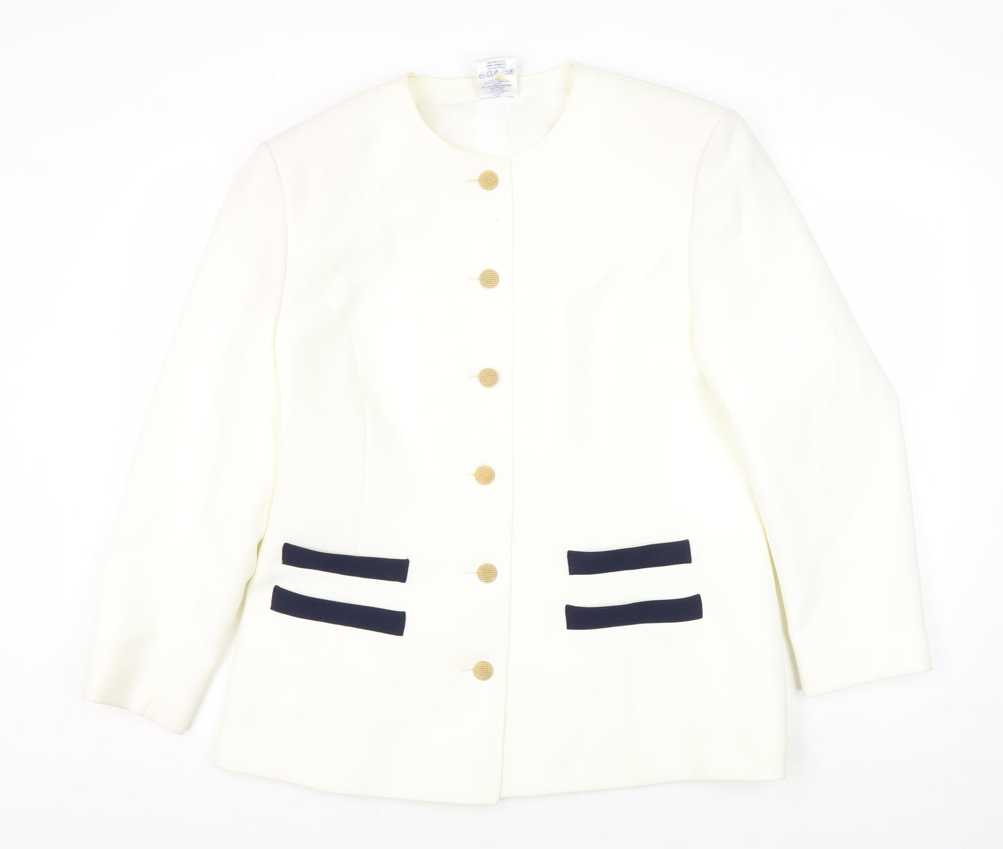 Eastex Women's Ivory Suit Jacket Size 16