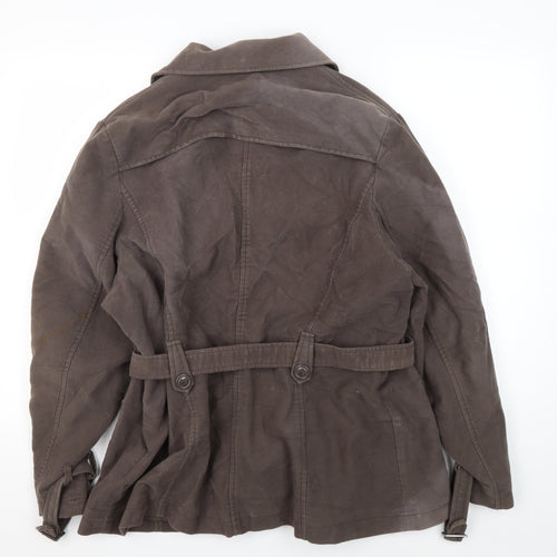 Marks and Spencer Women's Brown Pea Coat Size 22