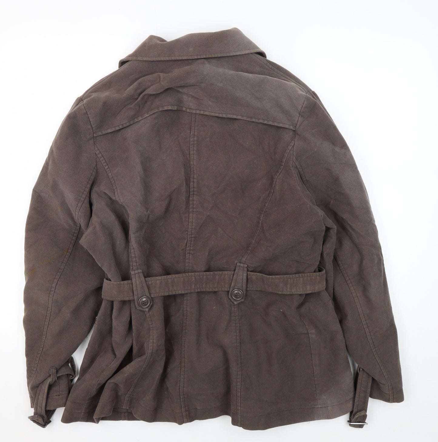 Marks and Spencer Women's Brown Pea Coat Size 22