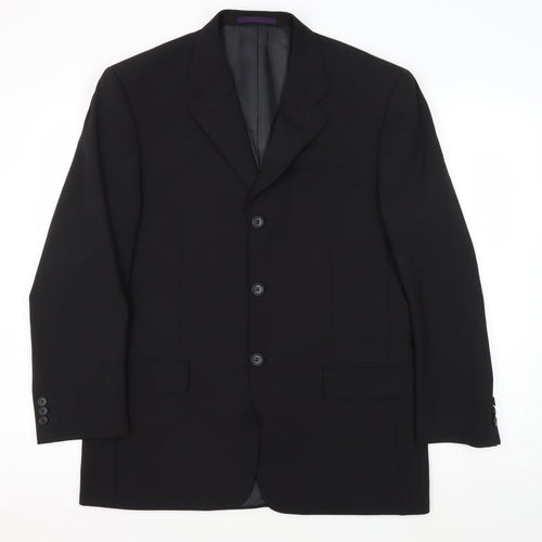 Next Men's Black Blazer, Size 40S, Business Formal