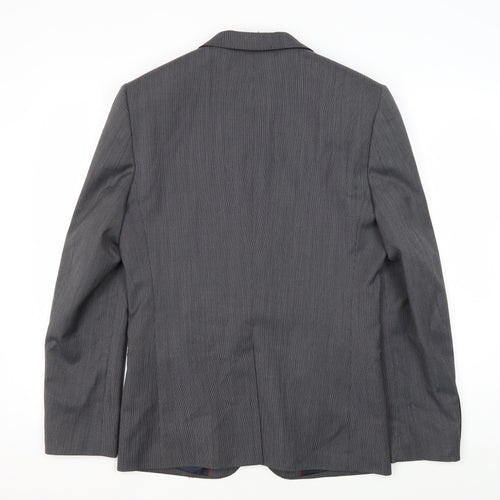 Marks and Spencer Men's Grey Slim Suit Jacket 36R