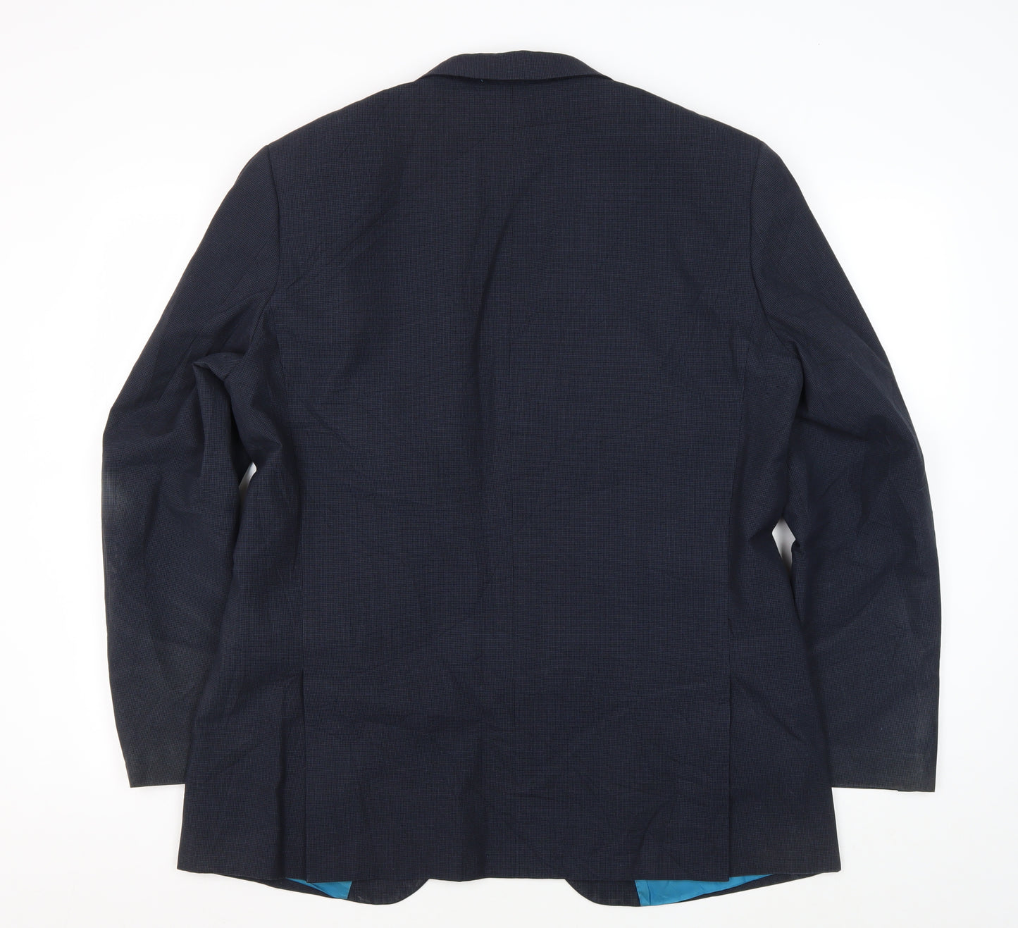 Greenwoods Men's Blue Blazer - Regular Fit, Size 42R
