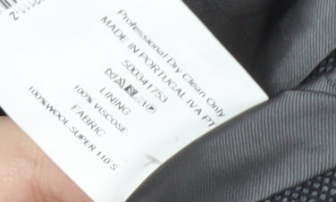 Vitale Barberis Men's Grey Wool Blazer Size 52L