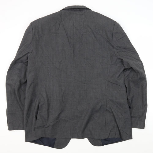 Marks & Spencer Men's Grey Suit Jacket, 46R, Formal