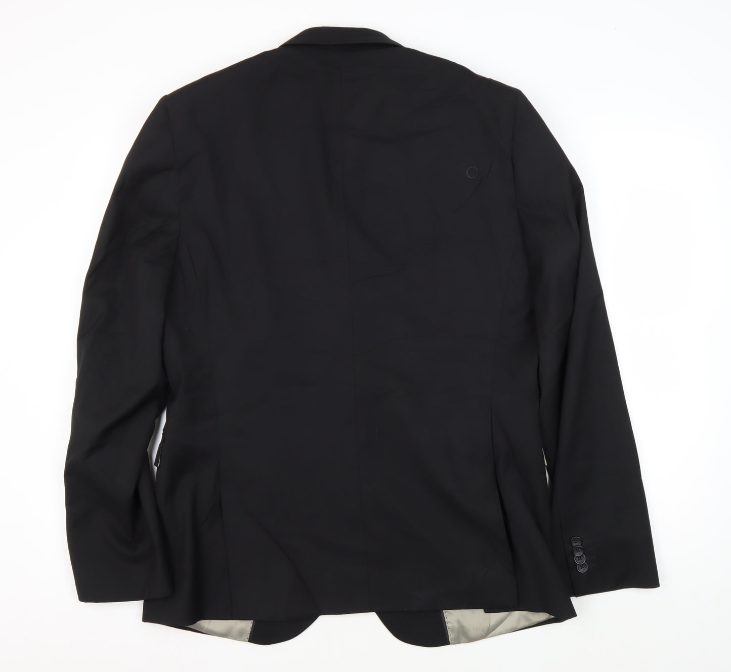Topman Men's Black Slim Fit Blazer, UK 42