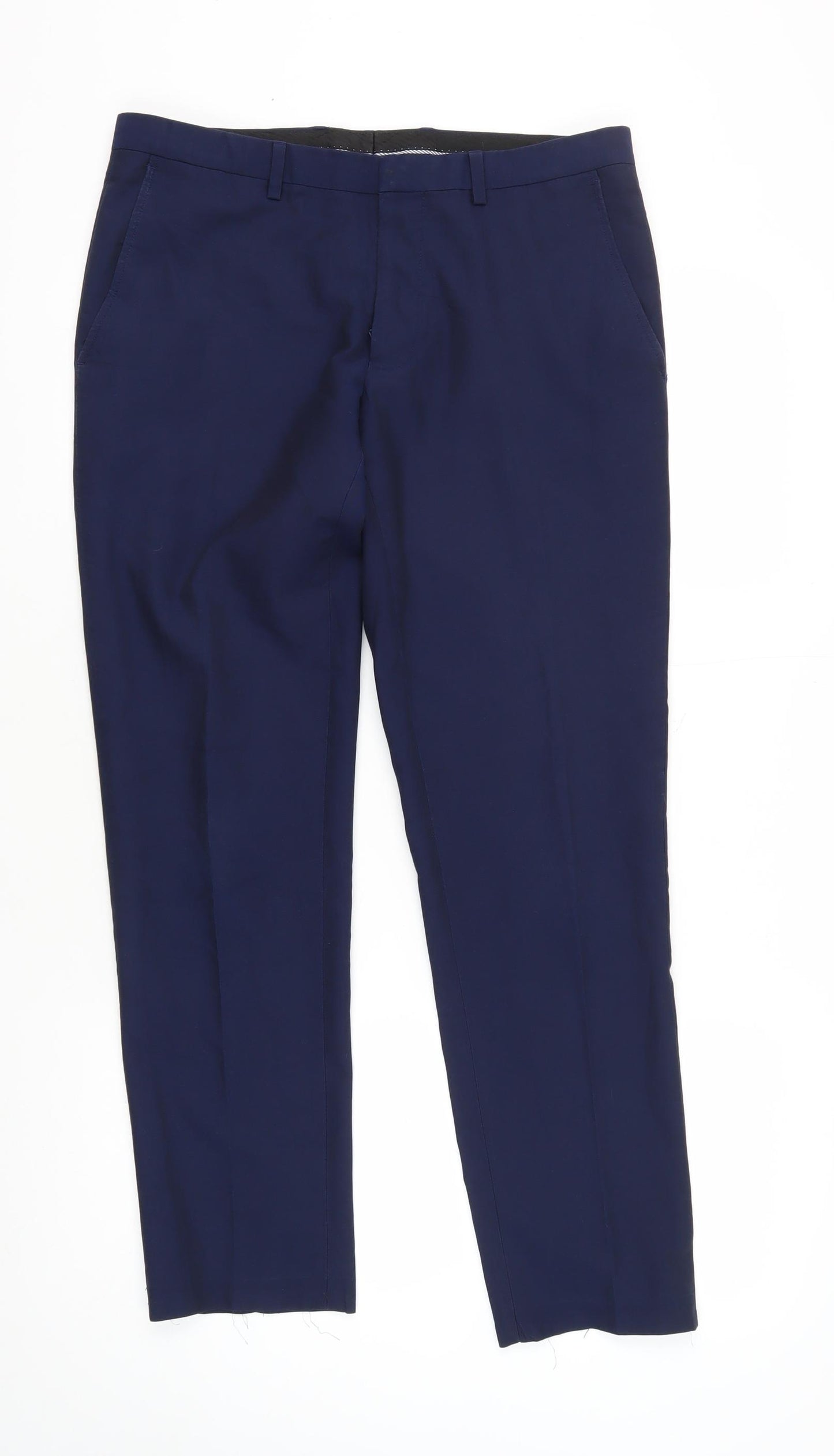 Burton Menswear Blue Skinny Trousers 32S