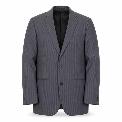 Burton Men's Grey Striped Blazer, Size 36R, Formal Wear