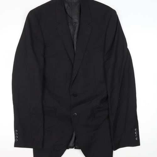Marks and Spencer Black 40XL Men's Blazer - Classic Fit, Formal