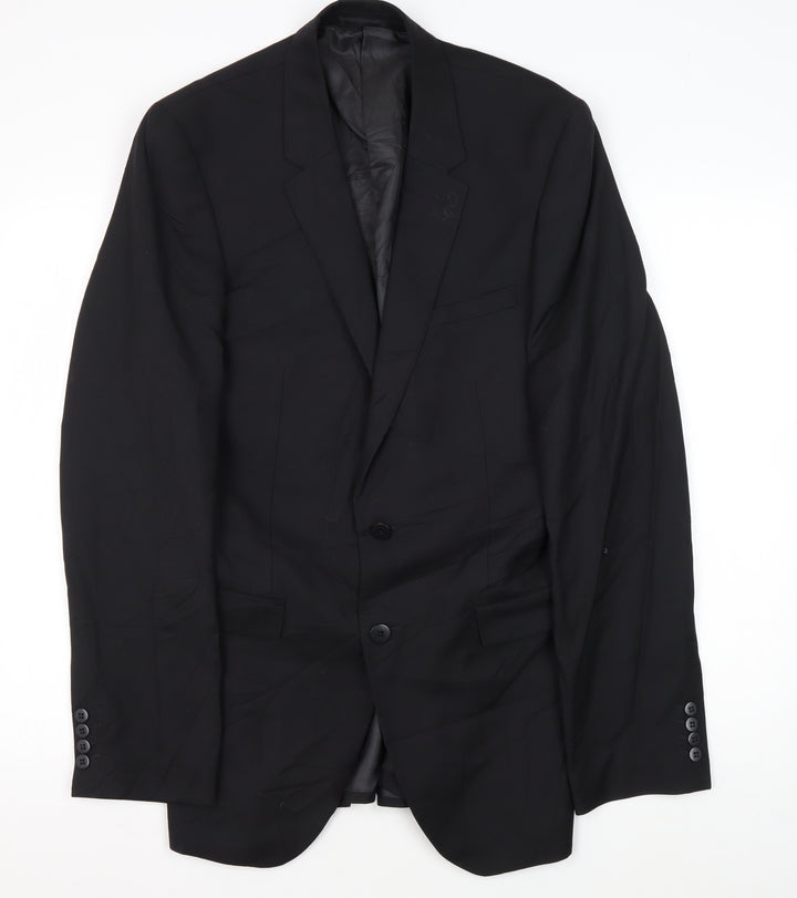Marks and Spencer Black 40XL Men's Blazer - Classic Fit, Formal