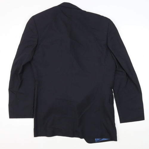 Lino Vierra Men's Blue Suit Jacket, Size 36R, Formal