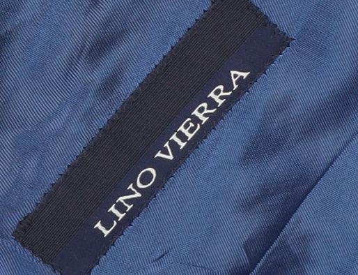 Lino Vierra Men's Blue Suit Jacket, Size 36R, Formal