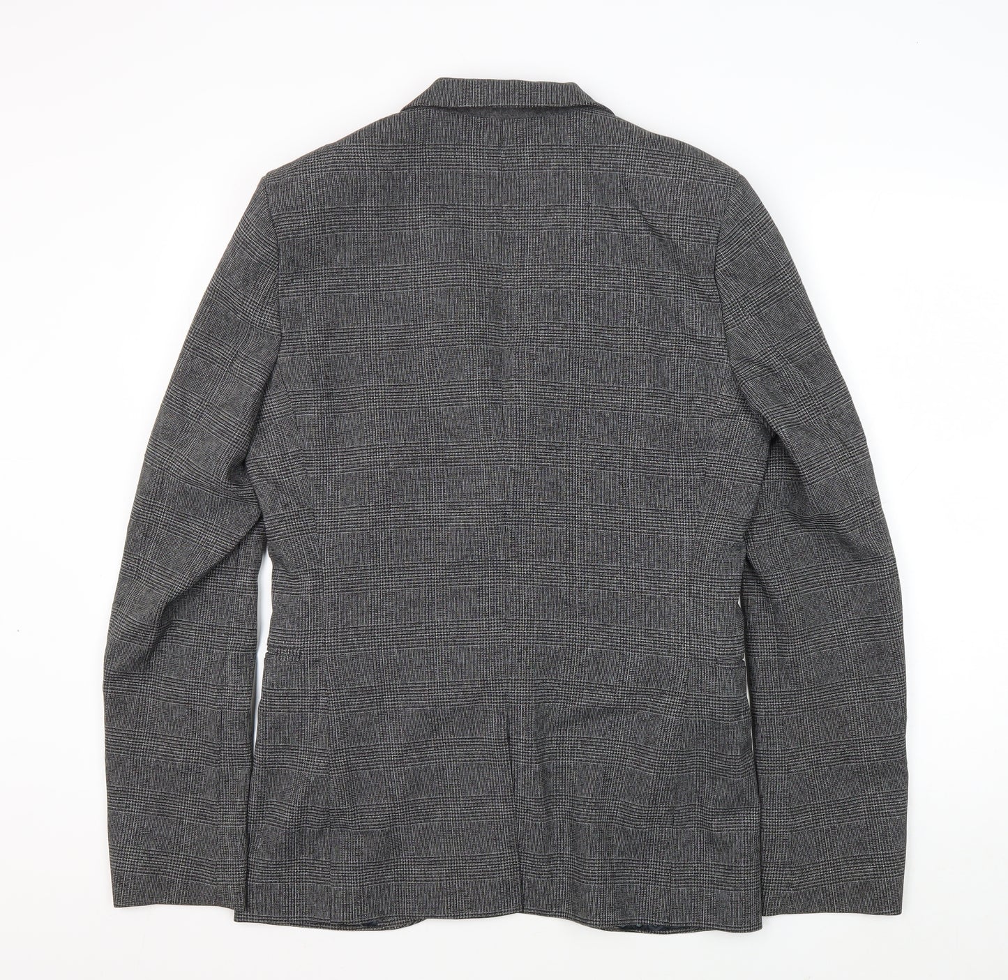 Next Men's Grey Check Blazer Size 38L