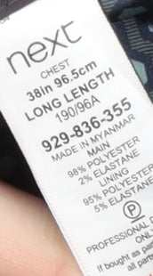 Next Men's Grey Check Blazer Size 38L