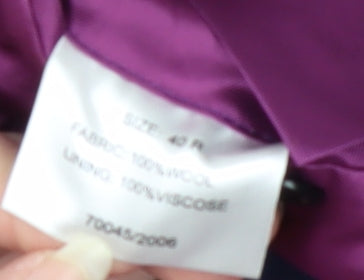 Racing Green Men's Grey Wool Blazer - Size 40R