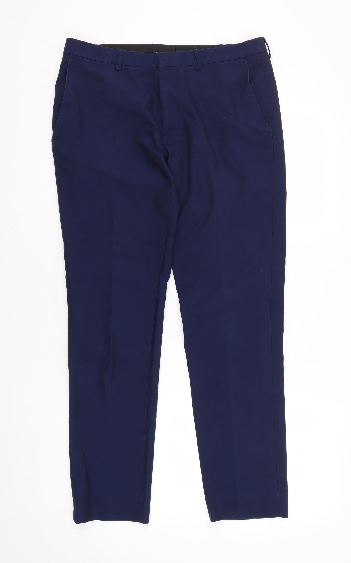 Burton Menswear London Men's Blue Skinny Trousers Size 32R