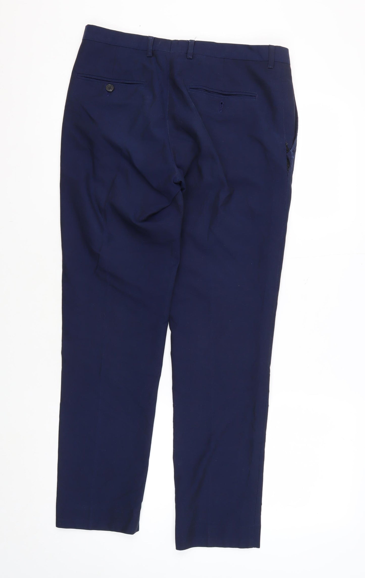 Burton Menswear London Men's Blue Skinny Trousers Size 32R