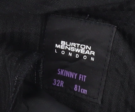 Burton Menswear London Men's Blue Skinny Trousers Size 32R